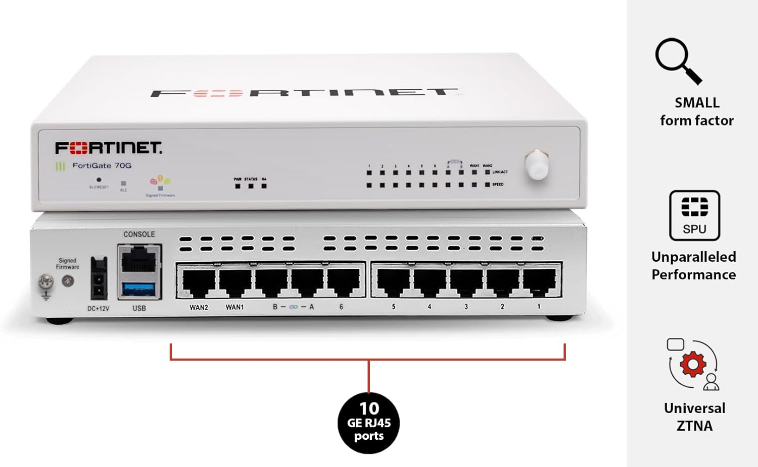 Fortinet FortiGate 70G Firewall (70G hardware) — photo 1