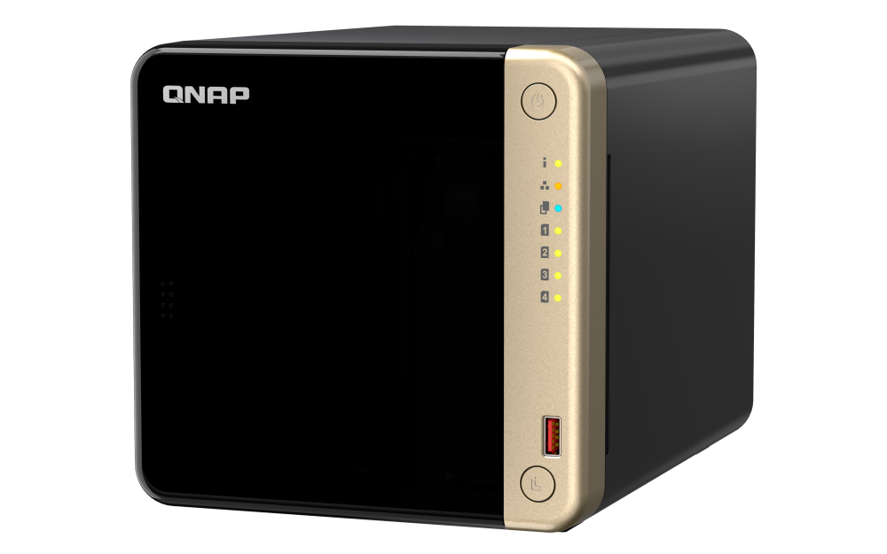 QNAP TS-464 NAS (+ 2 × 6 TB WD Red) — photo 1
